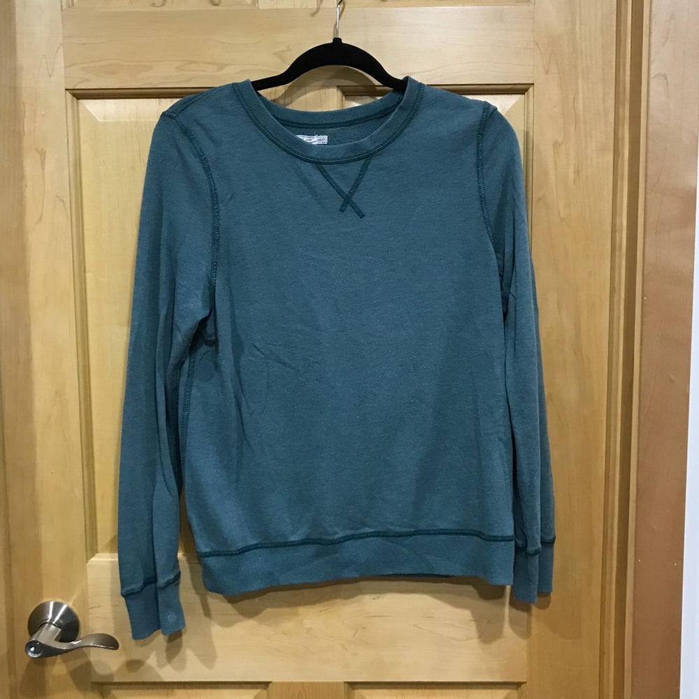 Melrose and Market Teal long sleeve top size S